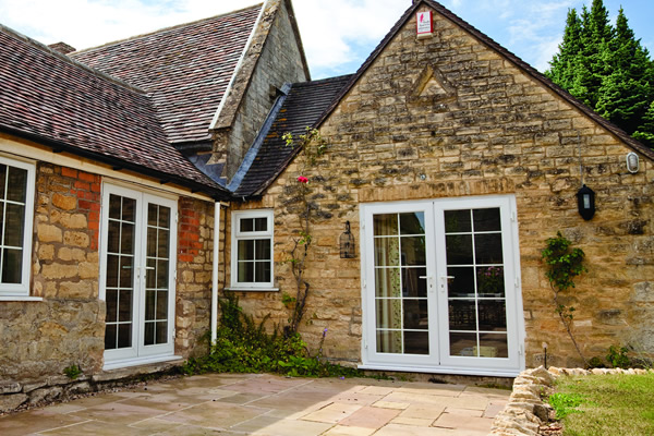 modern french doors exterior brentwood