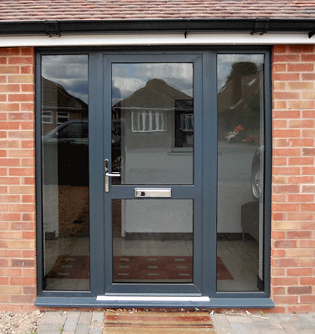 aluminium frame glass door chelmsford