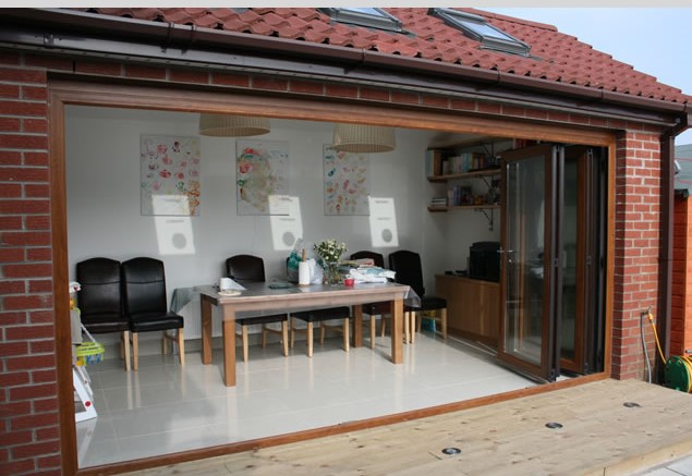 bi fold doors interior waltham abbey