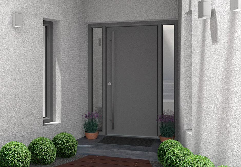 grey front door brentwood