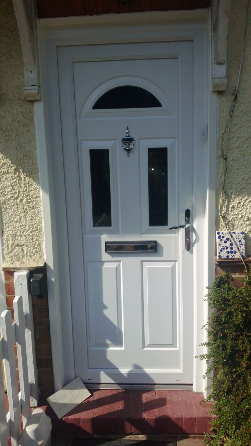 grey upvc front door harlow